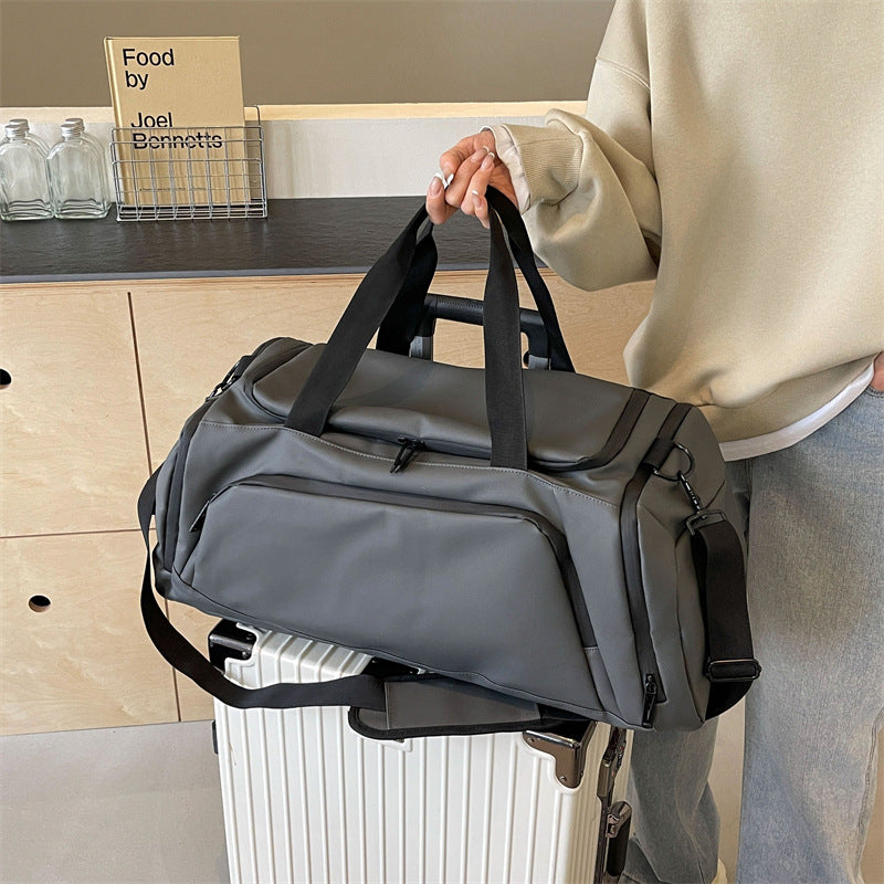 Wasserdichte Oxford-Reisetasche Trocken- und Nasstrennung Tragbare Business-Boarding-Gepäcktasche Hochwertige Crossbody-Fitnesstasche - GYLDNE GRÆNSE Gourmet Online Shop