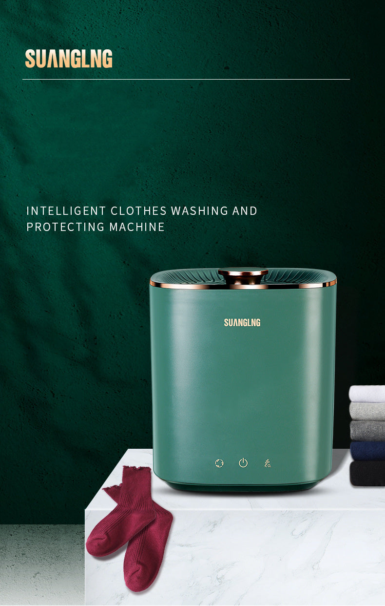 Mini Tragbare Waschmaschine Vollautomatisches Wohnheim Reise Unterwäsche Waschmaschine Campingplatz Camping - GYLDNE GRÆNSE Gourmet Online Shop