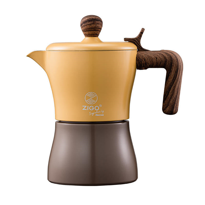 Moka Pot Espresso Brewing Coffee Pot Kaffeekanne - GYLDNE GRÆNSE Gourmet Online Shop