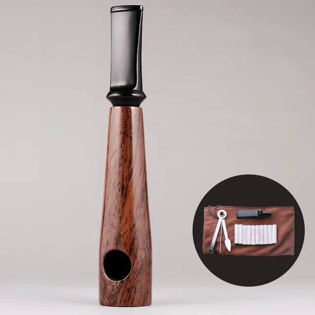 Herren Zigarrenpfeife Ebenholz Tabakpfeife Neues kreatives Geschenk ADOUS Somking Pfeife - GYLDNE GRÆNSE Gourmet Online Shop