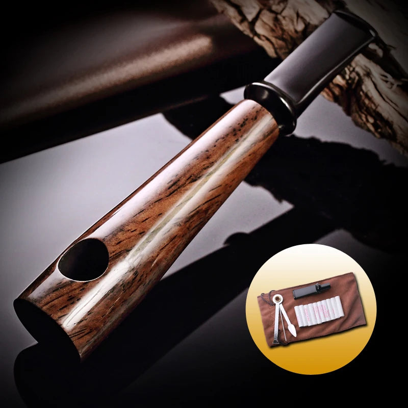 Herren Zigarrenpfeife Ebenholz Tabakpfeife Neues kreatives Geschenk ADOUS Somking Pfeife - GYLDNE GRÆNSE Gourmet Online Shop
