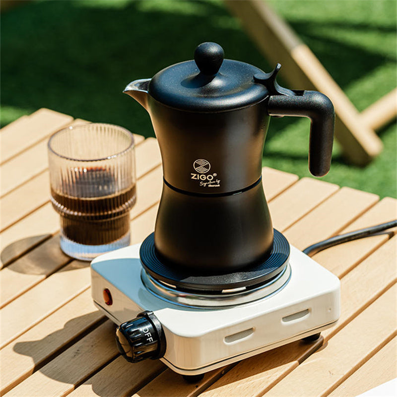 Moka Pot Espresso Brewing Coffee Pot Kaffeekanne - GYLDNE GRÆNSE Gourmet Online Shop