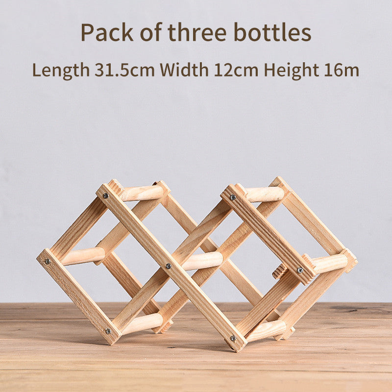 Rotweinregal Massivholz Haushalt klein modern einfach Rotweinschrank Vitrine Regal Rotweinregal - GYLDNE GRÆNSE Gourmet Online Shop