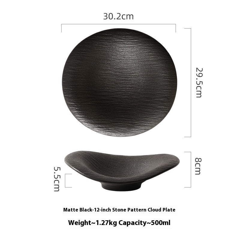 Keramik Spezial geformte Platte Western Food Plate Dessert Bowl Sense - GYLDNE GRÆNSE Gourmet Online Shop