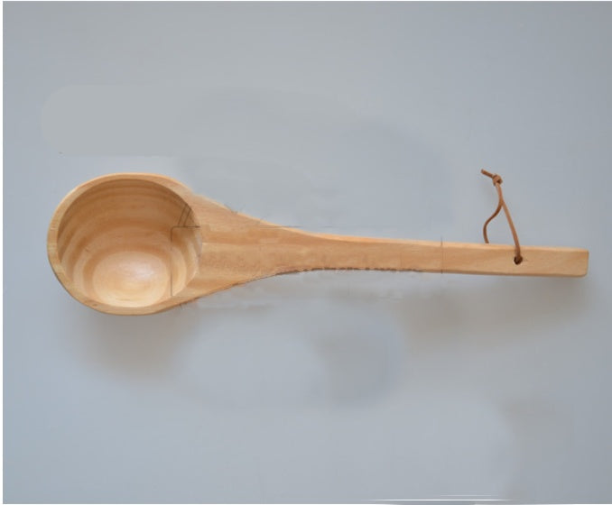 Holzfass und Kochlöffel aus Holz Holzwanne Butterfass Kosmetik Spa - GYLDNE GRÆNSE Gourmet Online Shop