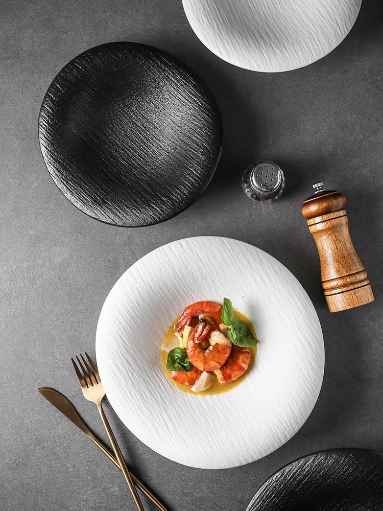 Keramik Spezial geformte Platte Western Food Plate Dessert Bowl Sense - GYLDNE GRÆNSE Gourmet Online Shop