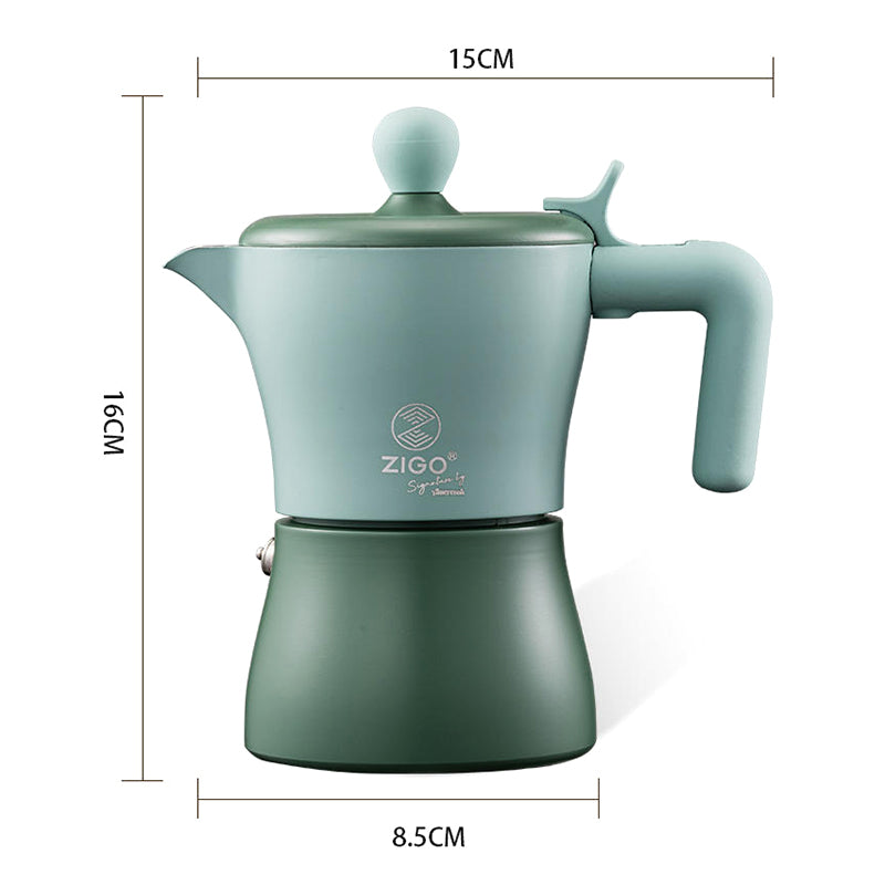 Moka Pot Espresso Brewing Coffee Pot Kaffeekanne - GYLDNE GRÆNSE Gourmet Online Shop