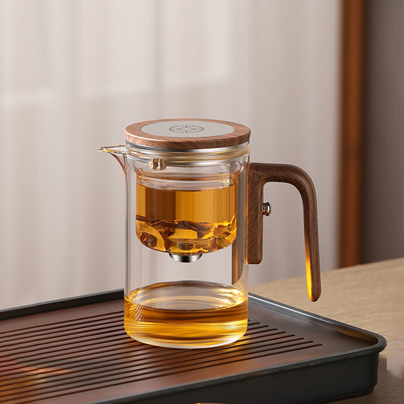 Tee Teekanne Teetrennung elegante Tasse alle Glas hitzebeständig Filter Tee Brühen Kung Fu Teeset magnetische Saug-Teetasse - GYLDNE GRÆNSE Gourmet Online Shop