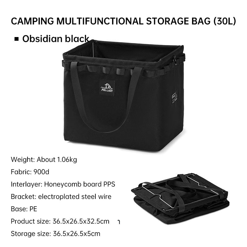Outdoor Camping Tragbare Faltbare Aufbewahrungstasche Ausrüstung Zelt Camping Besteck Quadratische Organizer Box
