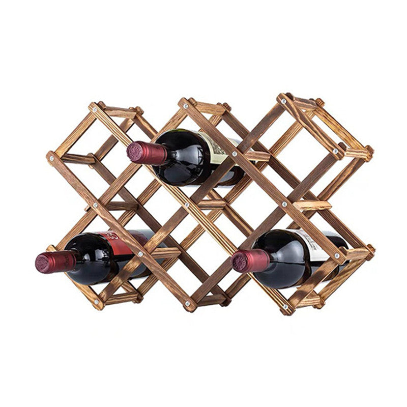 Rotweinregal Massivholz Haushalt klein modern einfach Rotweinschrank Vitrine Regal Rotweinregal - GYLDNE GRÆNSE Gourmet Online Shop