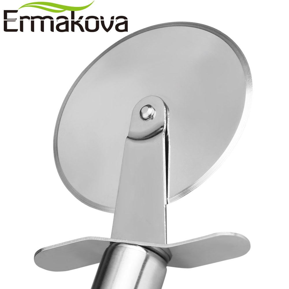 Pizzaschneider Edelstahl Pizzamesser Kuchen Brotkuchen Rundmesser Cutter Pizza Werkzeug - GYLDNE GRÆNSE Gourmet Online Shop