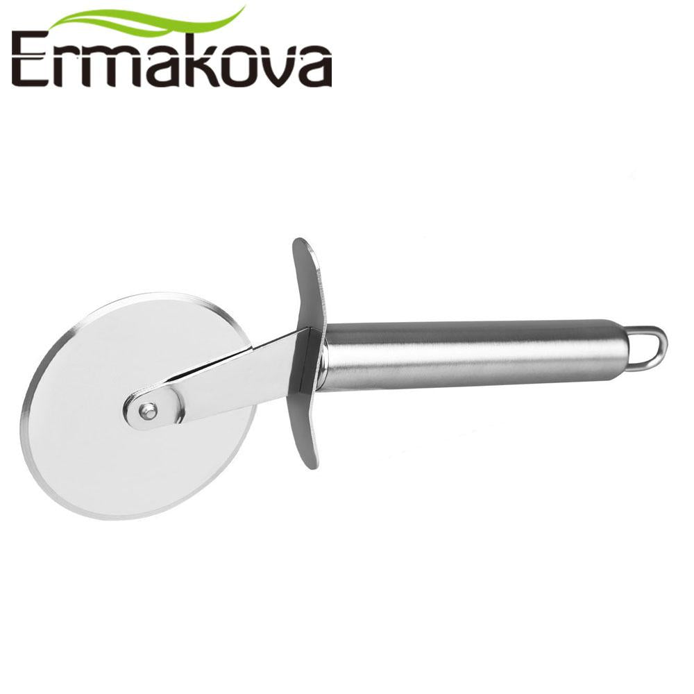 Pizzaschneider Edelstahl Pizzamesser Kuchen Brotkuchen Rundmesser Cutter Pizza Werkzeug - GYLDNE GRÆNSE Gourmet Online Shop