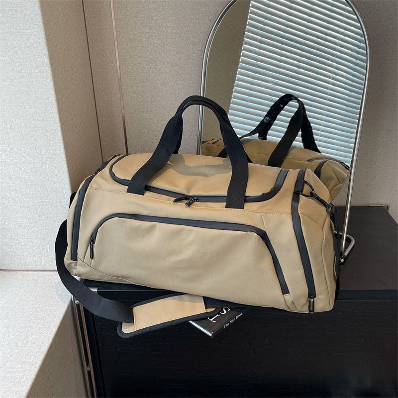 Wasserdichte Oxford-Reisetasche Trocken- und Nasstrennung Tragbare Business-Boarding-Gepäcktasche Hochwertige Crossbody-Fitnesstasche - GYLDNE GRÆNSE Gourmet Online Shop