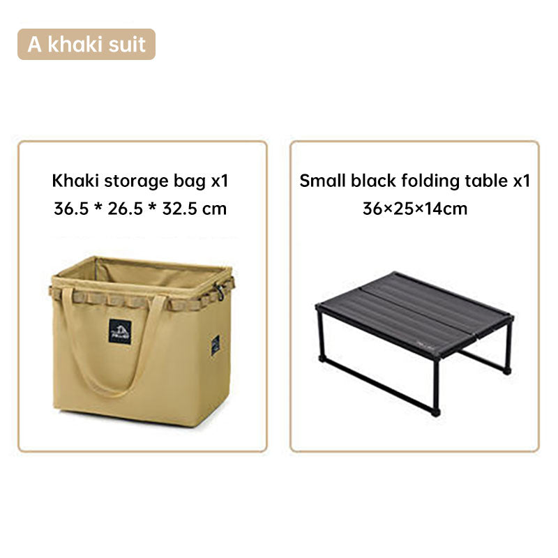 Outdoor Camping Tragbare Faltbare Aufbewahrungstasche Ausrüstung Zelt Camping Besteck Quadratische Organizer Box