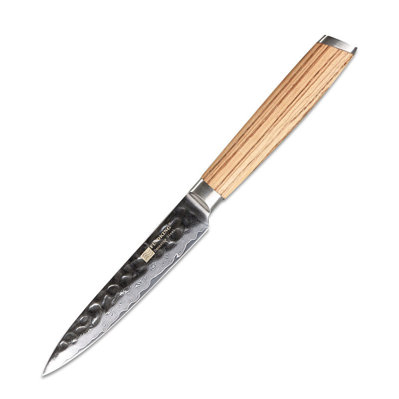 Damast 4 Stück Messer Hammer Muster Kochmesser Massivholz Schneidemesser Haushalt Küchenmesser Fleisch Hackbeil - GYLDNE GRÆNSE Gourmet Online Shop