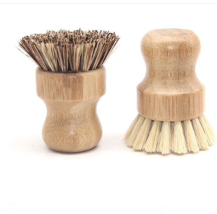 Küchenreinigungsbürste Sisal Palm Nanzhu Kurzstielige runde Geschirrbürste Geschirrspültopf Bürstentopf Waschtopf Spezialbürste - GYLDNE GRÆNSE Gourmet Online Shop