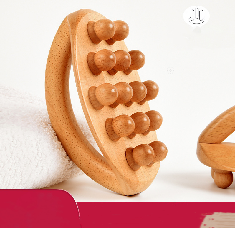 Beauty-Bürste Meridian-Bürste Körperbürste Massage Muskeln entspannen Universelle Steinbock-Muskel- und Skorpion-Bürste Fünf Elemente - GYLDNE GRÆNSE Gourmet Online Shop