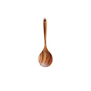 Teakholz Massivholz hitzebeständiger Suppenlöffel, Reislöffel, Haushaltsset Kochschaufel Löffel - GYLDNE GRÆNSE Gourmet Online Shop