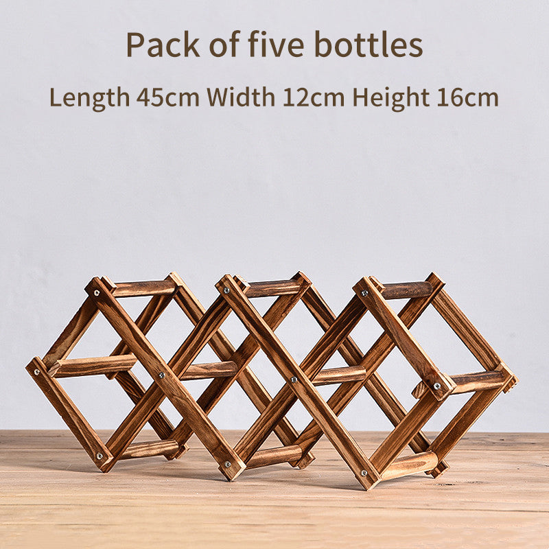 Rotweinregal Massivholz Haushalt klein modern einfach Rotweinschrank Vitrine Regal Rotweinregal - GYLDNE GRÆNSE Gourmet Online Shop