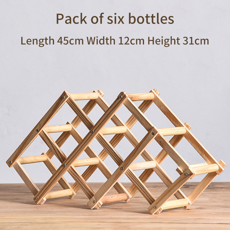 Rotweinregal Massivholz Haushalt klein modern einfach Rotweinschrank Vitrine Regal Rotweinregal - GYLDNE GRÆNSE Gourmet Online Shop