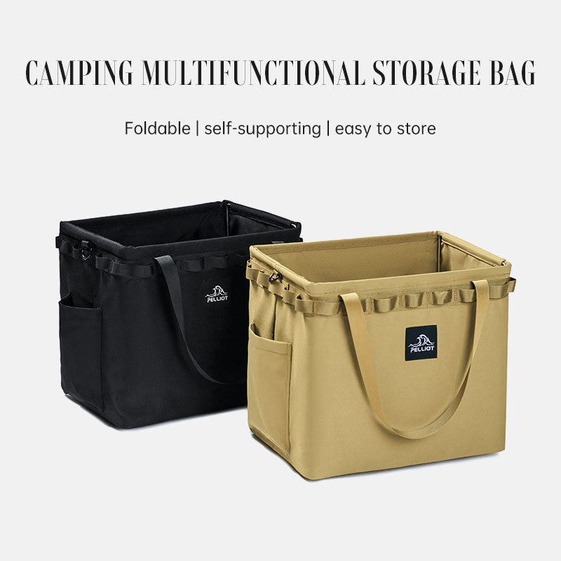 Outdoor Camping Tragbare Faltbare Aufbewahrungstasche Ausrüstung Zelt Camping Besteck Quadratische Organizer Box