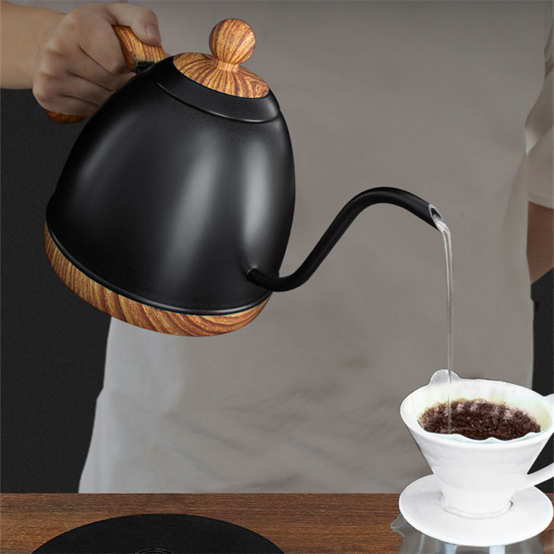 Kaffeekanne elektrische einstellbare Temperatur Stainless Steel Coffee Temperature Control Hand Pot Set - GYLDNE GRÆNSE Gourmet Online Shop