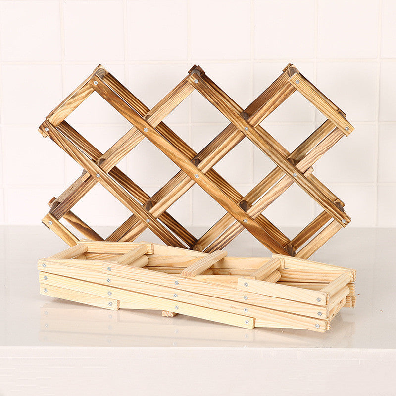 Rotweinregal Massivholz Haushalt klein modern einfach Rotweinschrank Vitrine Regal Rotweinregal - GYLDNE GRÆNSE Gourmet Online Shop