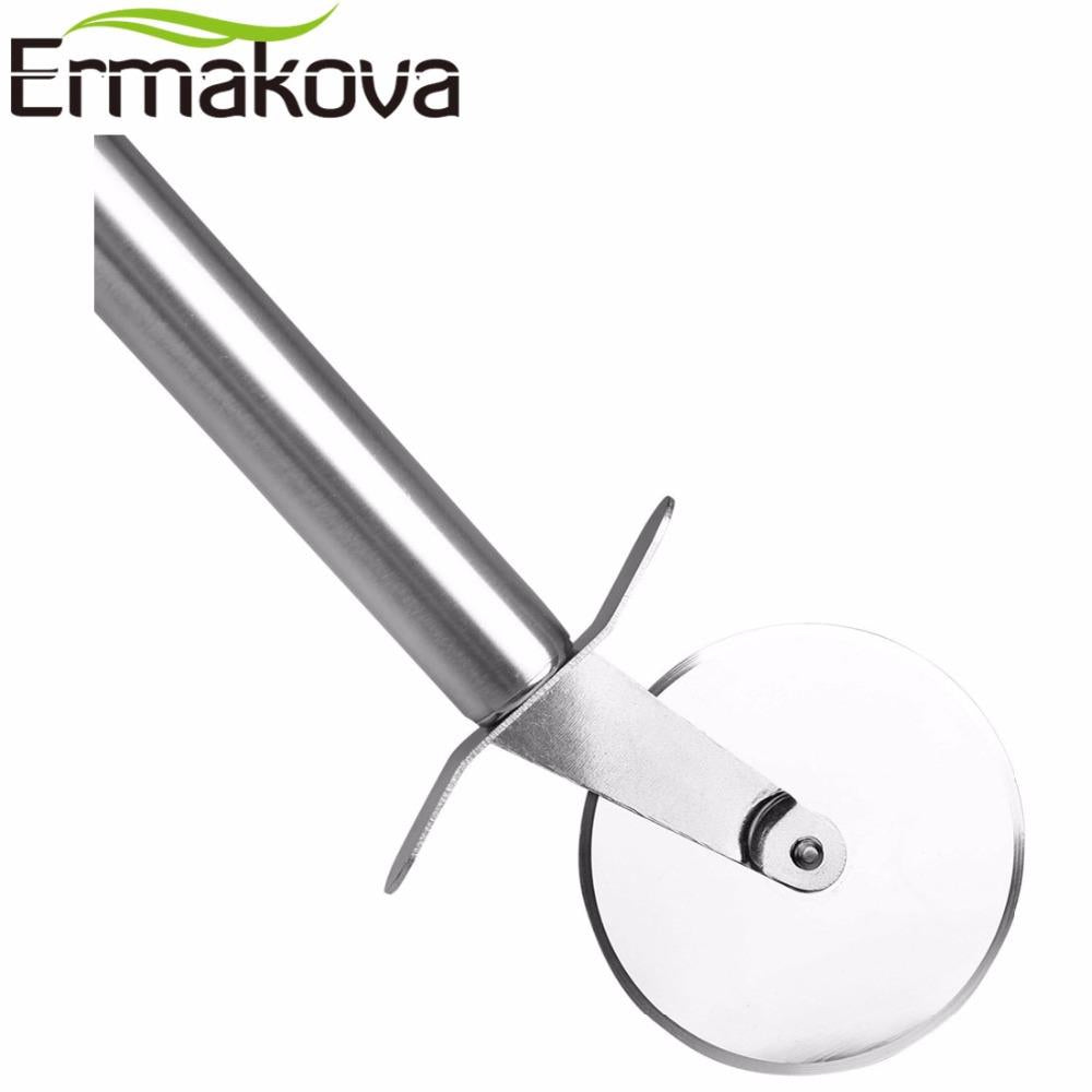 Pizzaschneider Edelstahl Pizzamesser Kuchen Brotkuchen Rundmesser Cutter Pizza Werkzeug - GYLDNE GRÆNSE Gourmet Online Shop