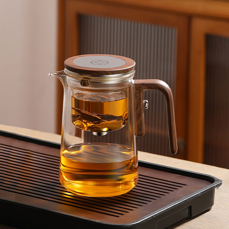 Tee Teekanne Teetrennung elegante Tasse alle Glas hitzebeständig Filter Tee Brühen Kung Fu Teeset magnetische Saug-Teetasse - GYLDNE GRÆNSE Gourmet Online Shop