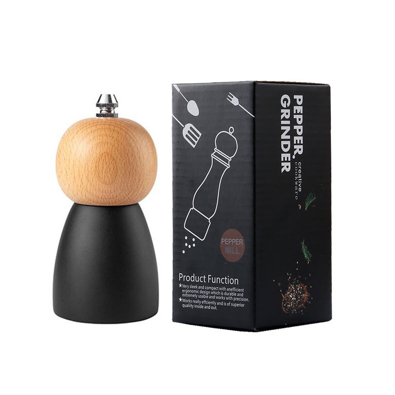 Küche Einstellbare Rauheit Holz Pfeffermühle Mühle Holz Manuelle Meerkeramik Mahlwerk Salzmühle - GYLDNE GRÆNSE Gourmet Online Shop
