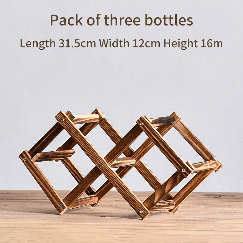 Rotweinregal Massivholz Haushalt klein modern einfach Rotweinschrank Vitrine Regal Rotweinregal - GYLDNE GRÆNSE Gourmet Online Shop