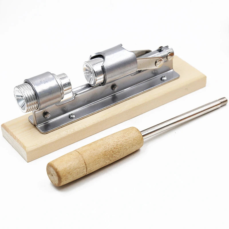 Manueller Edelstahl-Nussknacker Mechanischer Schäler Walnuss-Nussknacker Schnellöffner Küchengeräte Obst und Gemüse - GYLDNE GRÆNSE Gourmet Online Shop