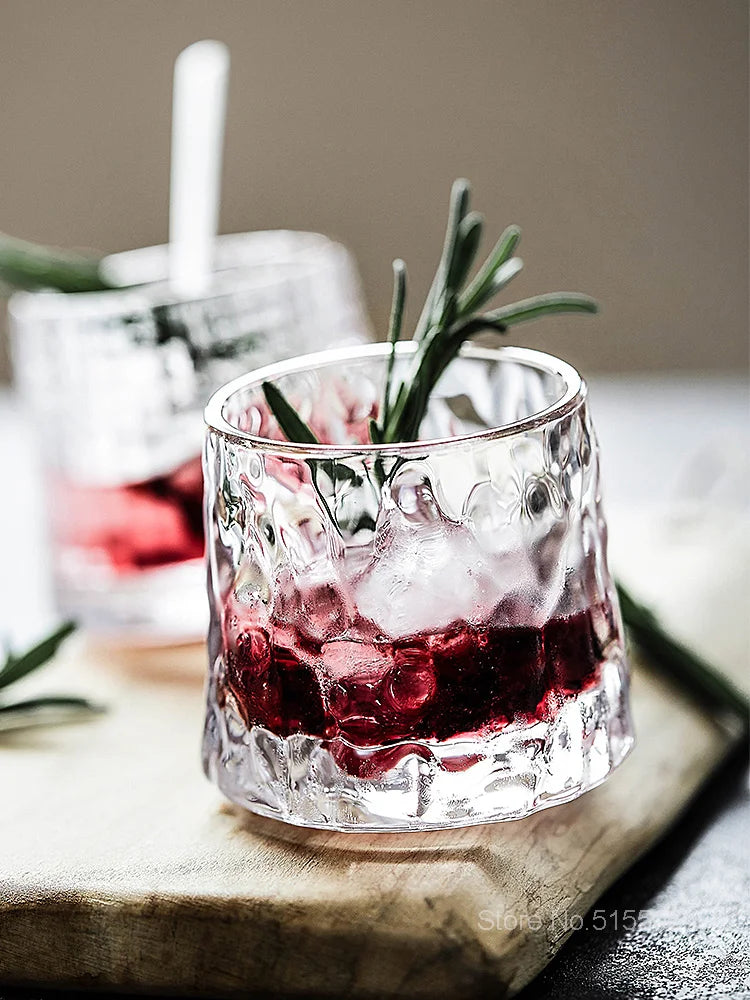 Blüte Französisch Spin Weinglas drehen 360° nicht fallen Whisky Gläser Top Whisky XO Chivas Rock Cup Restaurant Desserts Tumbler - GYLDNE GRÆNSE Gourmet Online Shop