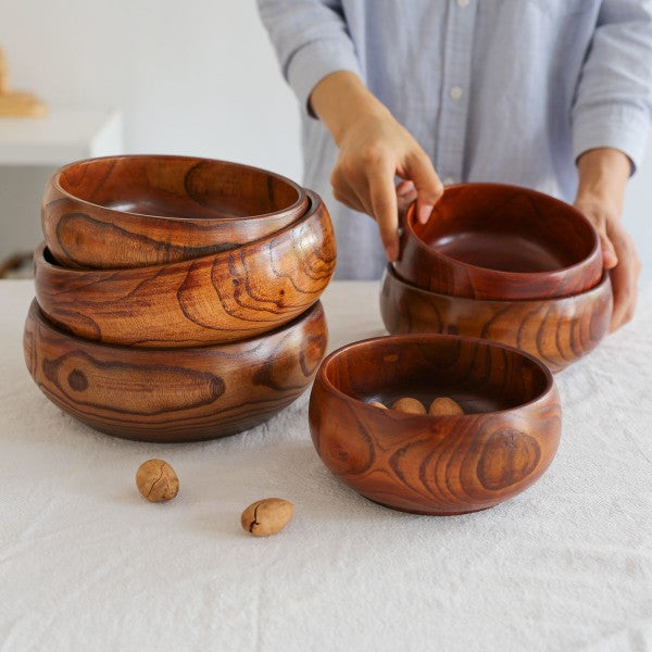 Extra großes neues Waschbecken aus Massivholz aus Jujubeholz - GYLDNE GRÆNSE Gourmet Online Shop