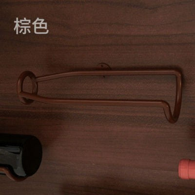 Wandregal aus Schmiedeeisen im europäischen Stil Einzelnes wandmontiertes Weinregal Kreatives dekoratives Gestell hängendes Weinregal Display-Gestell - GYLDNE GRÆNSE Gourmet Online Shop