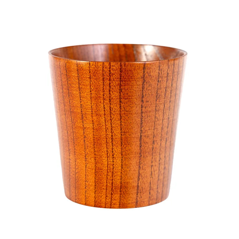 Saure Jujube-Holz-Tasse mit großem Bauch Kreative Holztasse Massivholz Anti-Verbrühungs-Teetasse Nordisches Teeset aus Holz - GYLDNE GRÆNSE Gourmet Online Shop