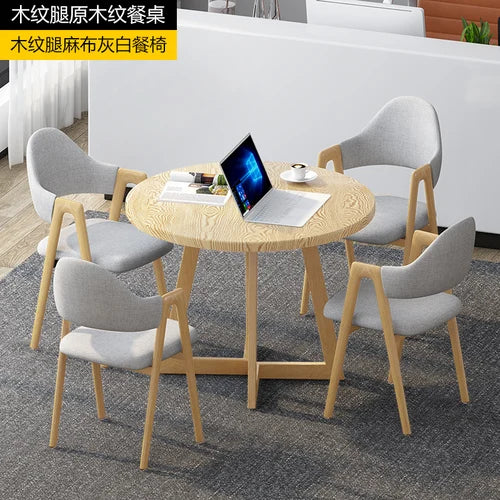 Round Set Dining Tables Living Room Retractable White Luxury Dining Tables Folding Space Savers Mesa Plegable Furniture WW50DT - GYLDNE GRÆNSE Gourmet Online Shop