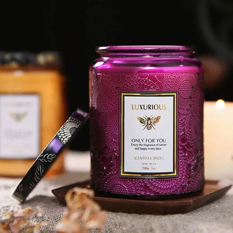 eine duftende Kerzendosen Raumdekoration Sojawachs rauchfrei Aroma niedrige Temperatur romantisches Öl Duft Velas Geburtstagskerzen - GYLDNE GRÆNSE Gourmet Online Shop