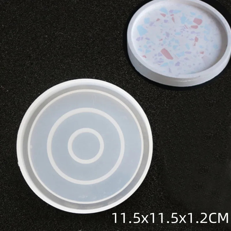 Runde Beton Kerzenglas Silikonform Diy handgemachte Sukkulente Zement Pflanzgefäß Harz Silikonform Gips Aufbewahrungsbox Wohnkultur - GYLDNE GRÆNSE Gourmet Online Shop