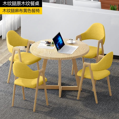Round Set Dining Tables Living Room Retractable White Luxury Dining Tables Folding Space Savers Mesa Plegable Furniture WW50DT - GYLDNE GRÆNSE Gourmet Online Shop
