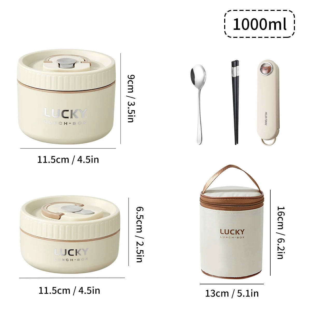 WORTHBUY Tragbare versiegelte thermische Lunchbox für Kinder Stapelbare Mikrowelle 304 Edelstahl Bento Box Isolierter Lebensmittelbehälter - GYLDNE GRÆNSE Gourmet Online Shop