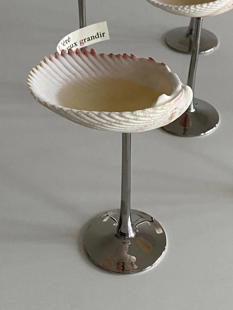 Nordisch Handgemachte Natürliche Muschel Küste Weinglas Kreative Party Trinkset Maritim Nische Champagner Gläser Bar High-End Utensilien - GYLDNE GRÆNSE Gourmet Online Shop