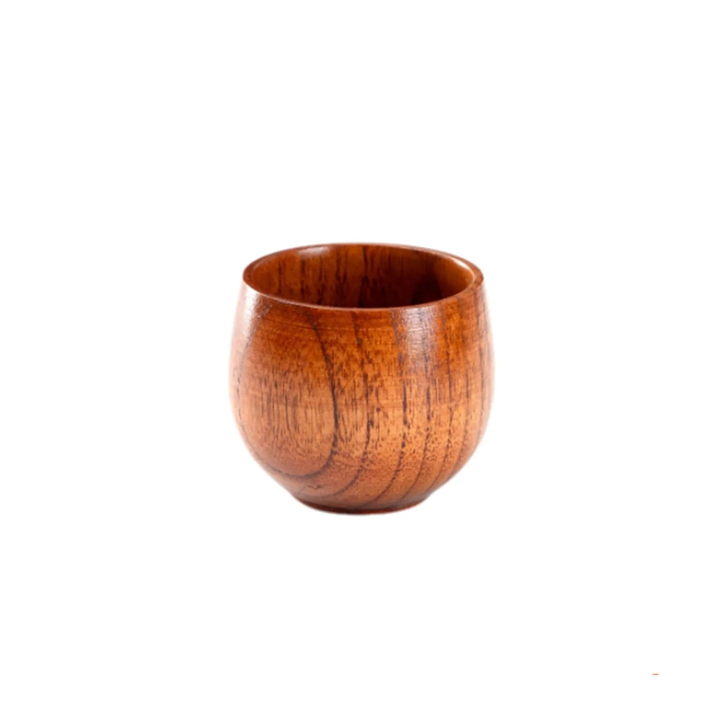 Hölzerne große Bauchtassen handgemachte Holztassen mit Griff Bier Teebecher Kaffee Milch Wassertasse Küche Bar Trinkgeschirr Geschenke - GYLDNE GRÆNSE Gourmet Online Shop