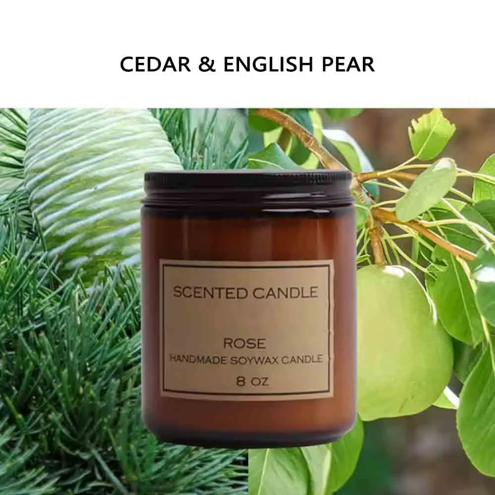 Duftkerzen Rauchfrei Soja Kerze Ätherisches Öl Aromatische Kerze Luxus Dekoration Kerze Hochzeit Geschenke Party Home Decoration - GYLDNE GRÆNSE Gourmet Online Shop