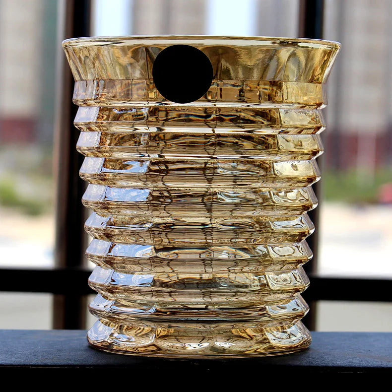 Goldener Kristall Whisky Gläser Europäischer Stil Luxuriös Haus Wein Gläser Glitzernder XO Chivas Cognac Brandy Snifters Bierkrug - GYLDNE GRÆNSE Gourmet Online Shop