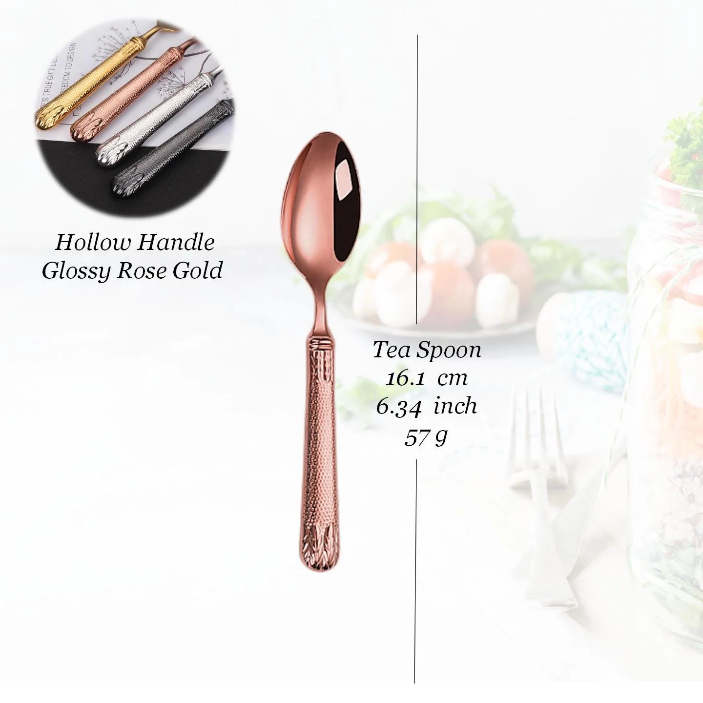 Edelstahl-Besteckset, Besteck mit hohlem Griff, gefertigt von höchster Qualität, 18-10, Luxus-Silberbesteck für die Hochzeit - GYLDNE GRÆNSE Gourmet Online Shop