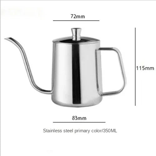 Cafeteira Tropfkaffeekanne 600ml Expresso Tropfkessel Edelstahlgriff Langer Schwanenhals Auslauf Tropfkessel Kaffee Teekanne Vintage - GYLDNE GRÆNSE Gourmet Online Shop