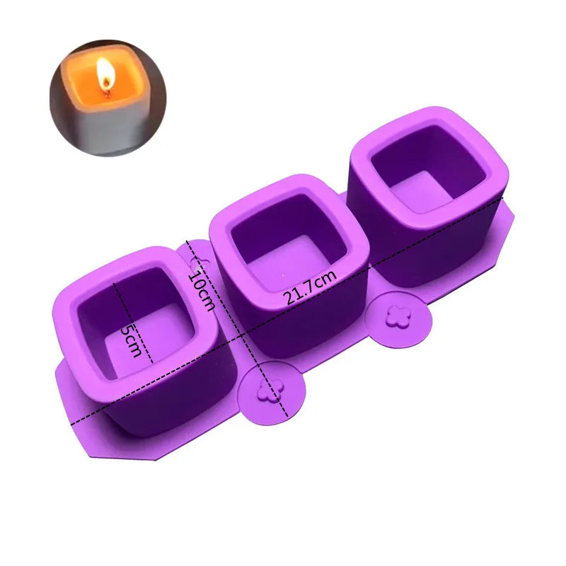 Runde Beton Kerzenglas Silikonform Diy handgemachte Sukkulente Zement Pflanzgefäß Harz Silikonform Gips Aufbewahrungsbox Wohnkultur - GYLDNE GRÆNSE Gourmet Online Shop