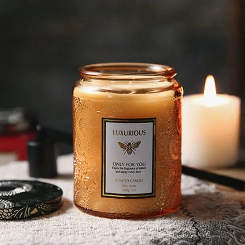 eine duftende Kerzendosen Raumdekoration Sojawachs rauchfrei Aroma niedrige Temperatur romantisches Öl Duft Velas Geburtstagskerzen - GYLDNE GRÆNSE Gourmet Online Shop