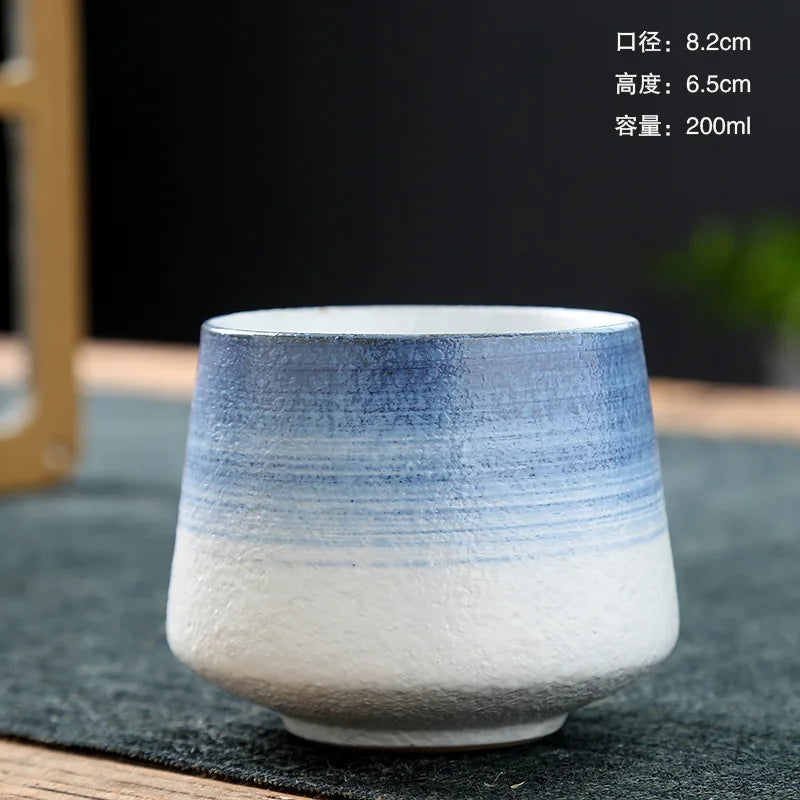 Retro Teetasse Ofen Transformation Keramik Kaffeetasse Haushalt Wasserschale Rohe Keramik Kreatives Büro Trinkgeschirr 200ML - GYLDNE GRÆNSE Gourmet Online Shop